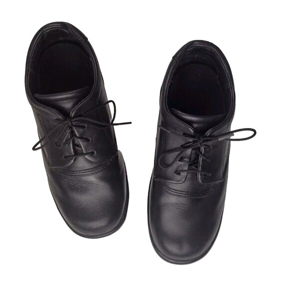 APEX B2000W Womens Black Leather Ambulator Shoes Size 6.5 W Comfort Diabetic - Picture 1 of 9